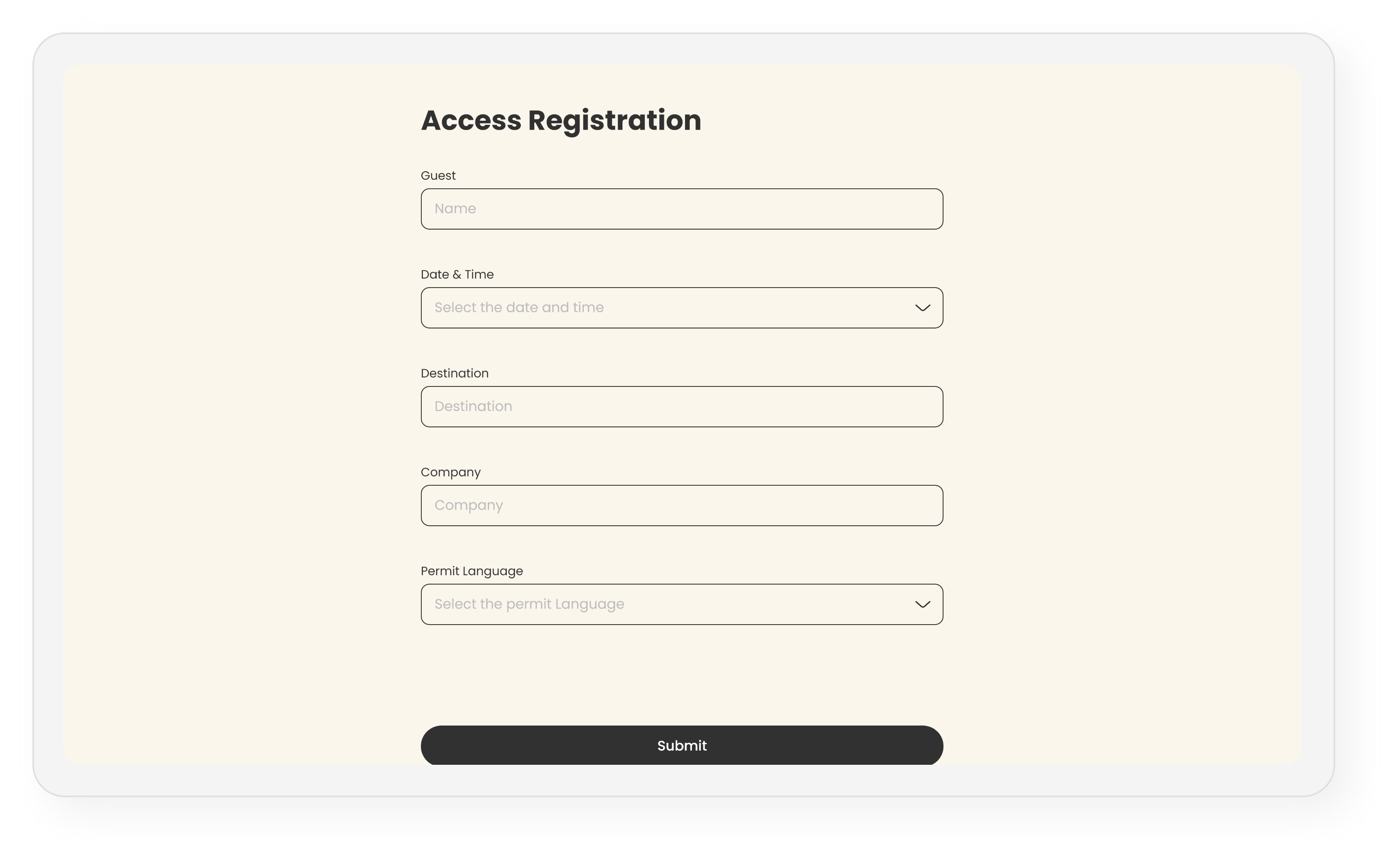 Access Web Feature